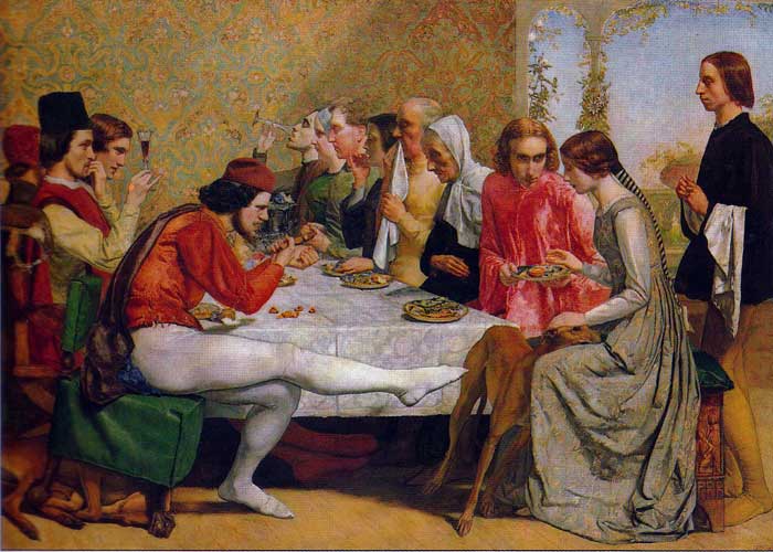 ロレンツォとイザベラ_ジョン・ミレイ