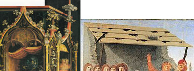 天使の合奏と聖母子_グリューネヴァルト